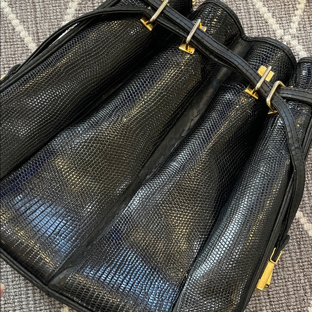 Elegant Black Women's Bag Set